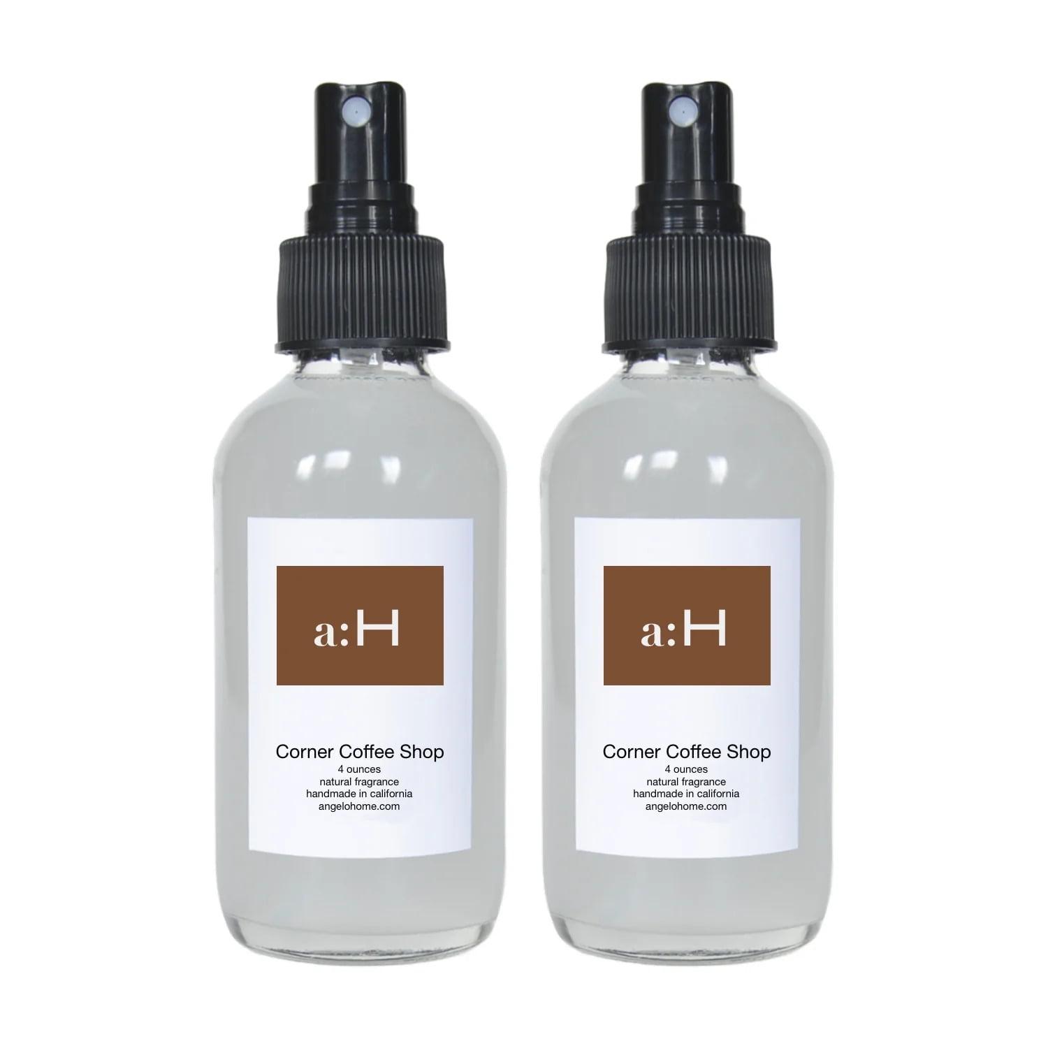 A:H Corner Coffee Shop Scented Candle And Room Spray Candle with Glass Holder