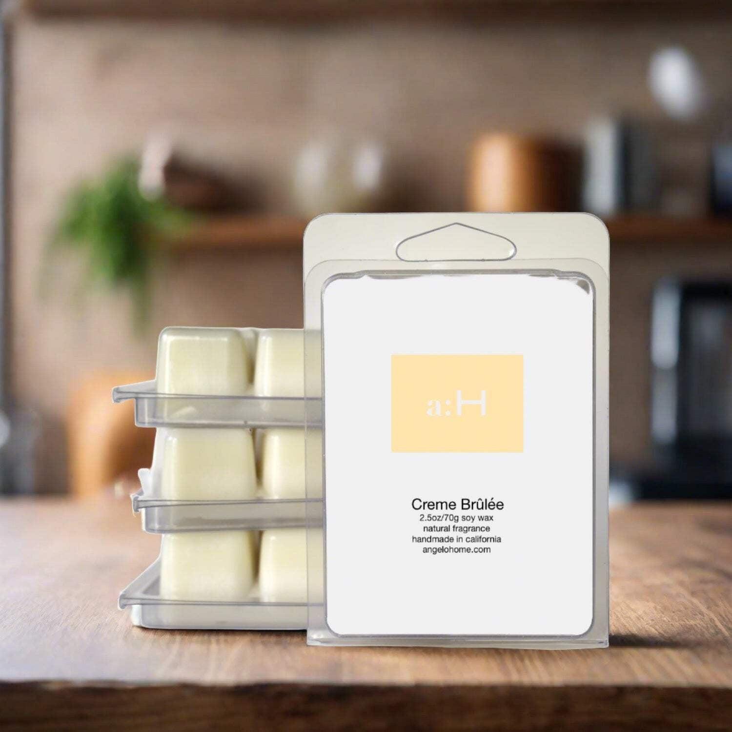 Handcrafted Creme Brûlée Scented Wax Melts 4-Pack