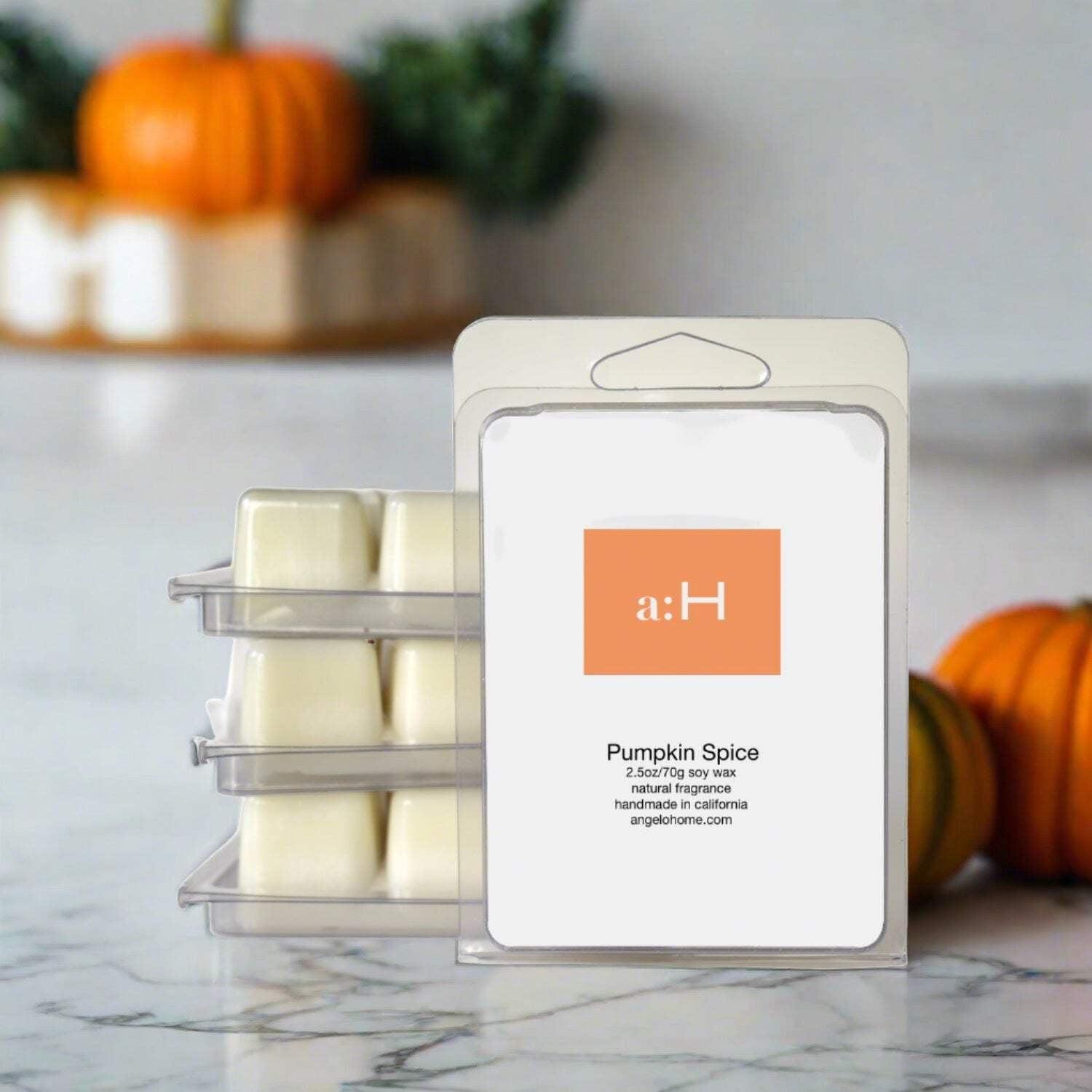 Handcrafted Pumpkin Spice Soy Wax Melts 4-Pack