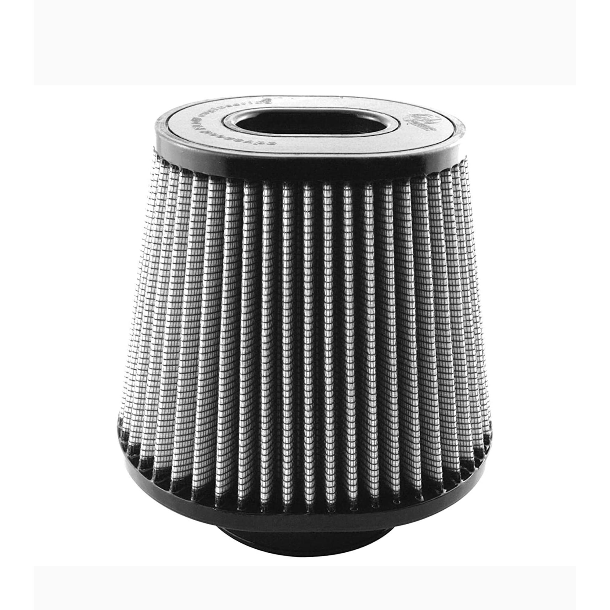 Black and Grey Oval Conical Mesh Air Filter