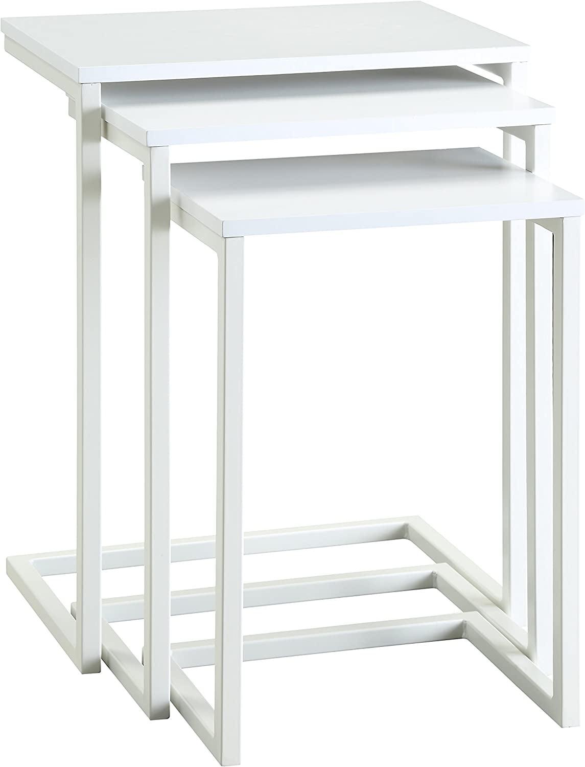 Carolina Living Caroline Nesting Table Set White