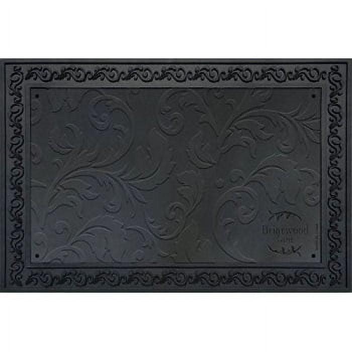 Briarwood Lane Briarwood Lane Outdoor Rubber Doormat Tray Floral Design x Standard Tray