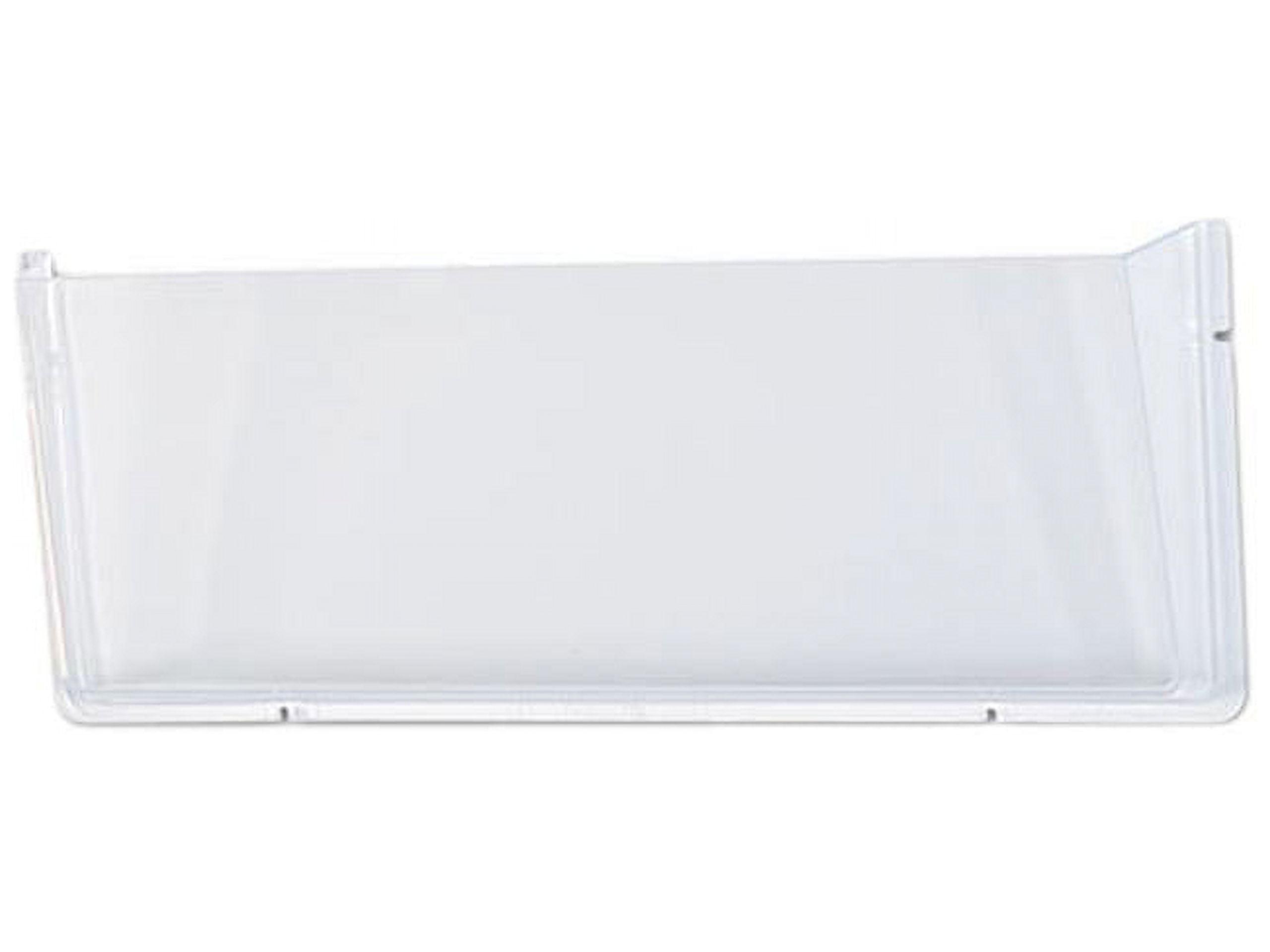 Clear Polystyrene Wall-Mountable Legal File Pocket