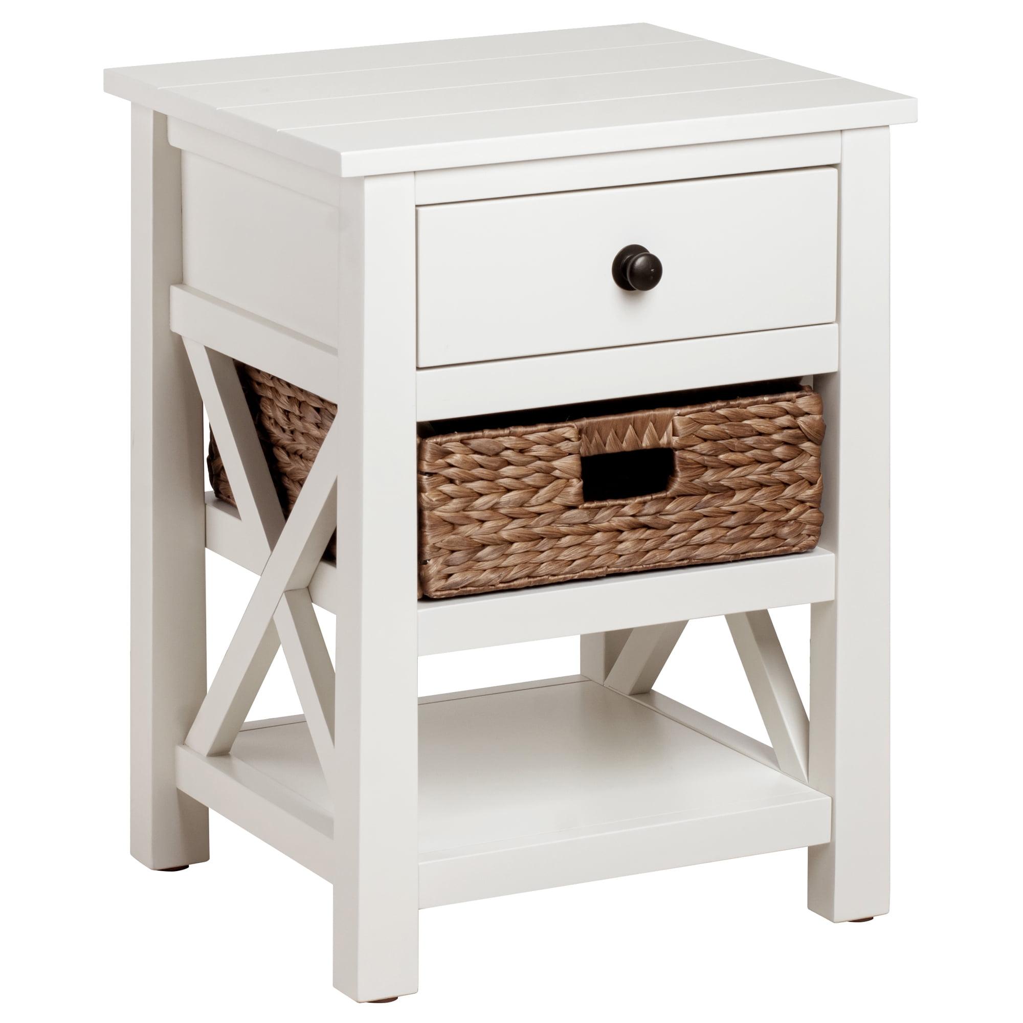 Hoekstra Solid Wood End Table with Storage