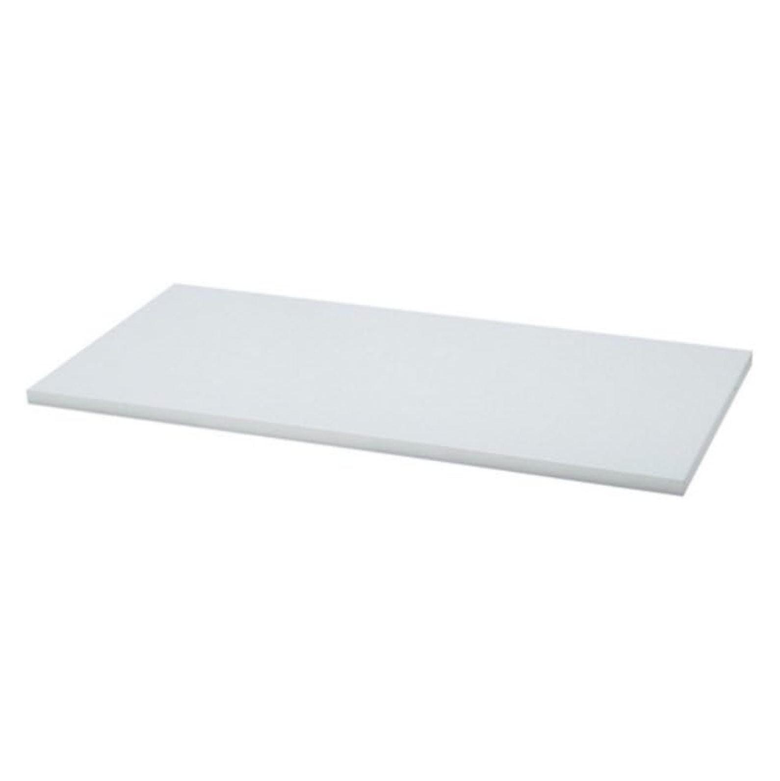 White 30" x 14" Melamine Wood Shelf