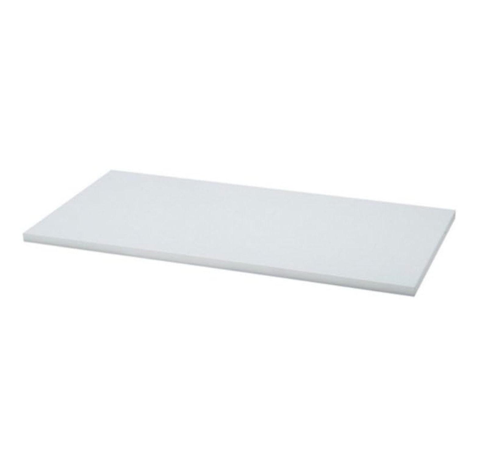 White 30" x 14" Melamine Wood Shelf