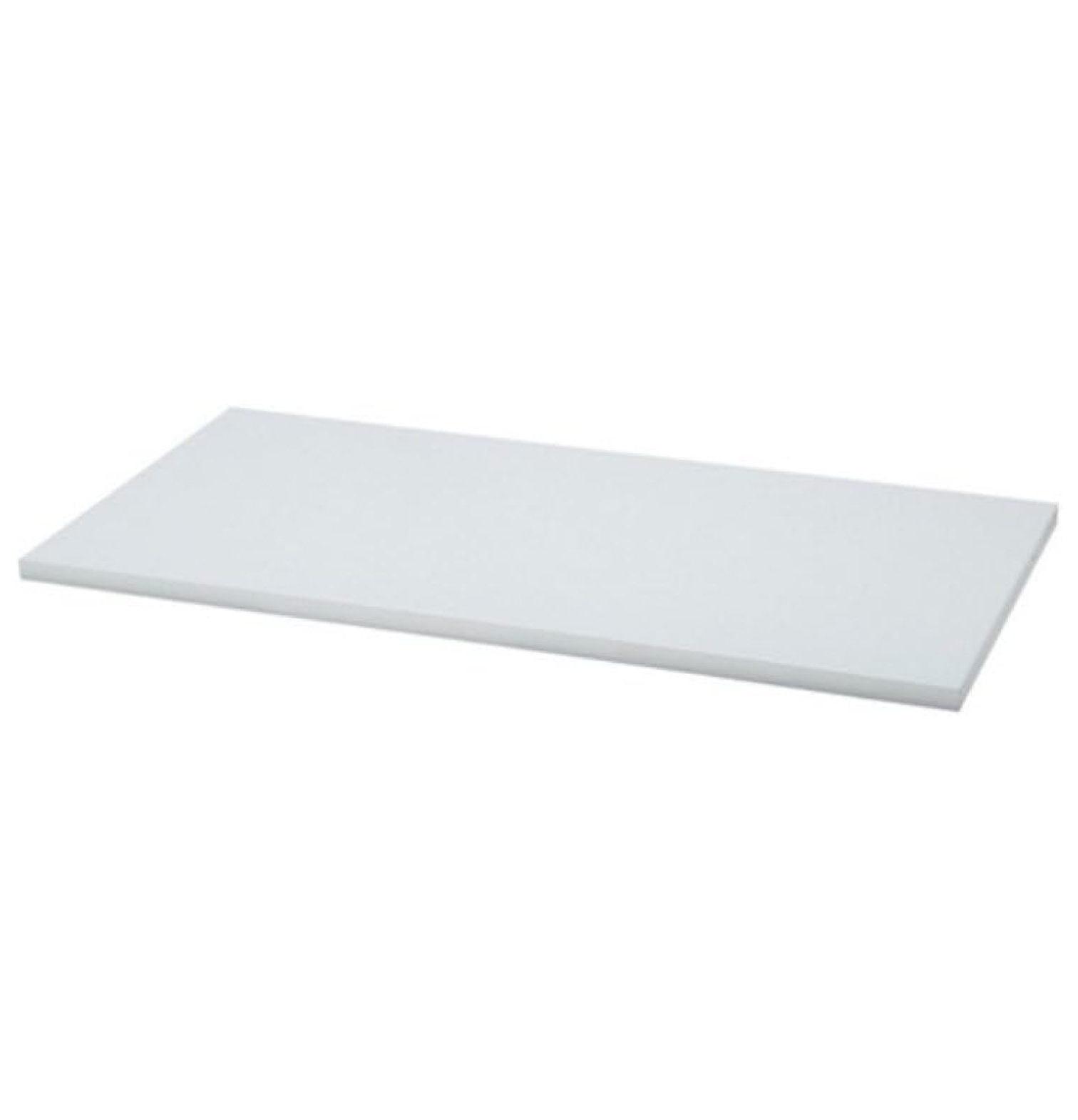 White 30" x 14" Melamine Wood Shelf