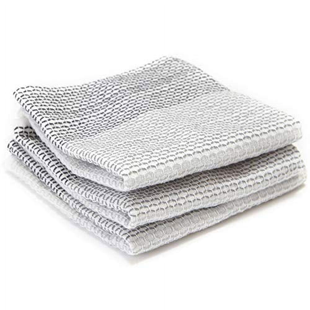 TIDY Dish Cloth Set - 100% organic cotton, Set of 3 cloths