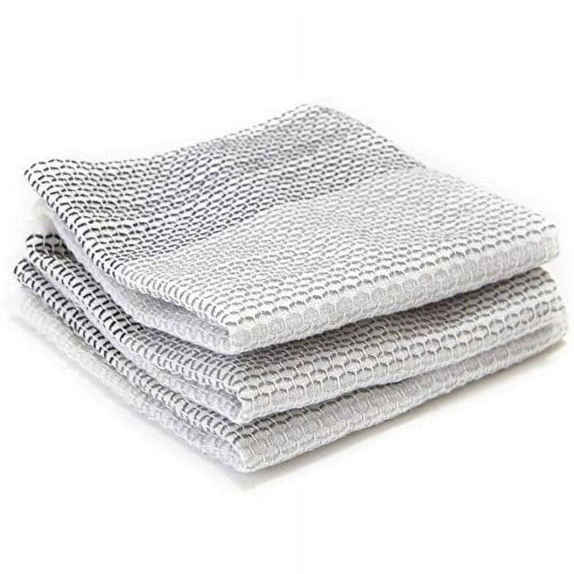 TIDY Dish Cloth Set - 100% organic cotton, Set of 3 cloths