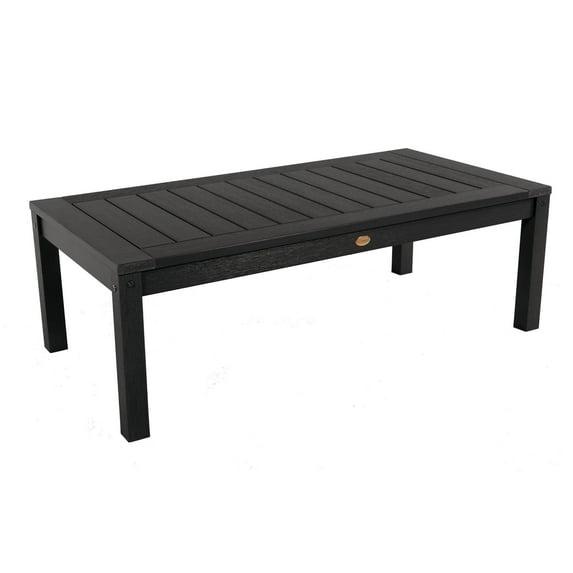 Adirondack Coffee Table Black - Highwood: Outdoor Poly Lumber, Stainless Steel Hardware, 12-Year Warranty