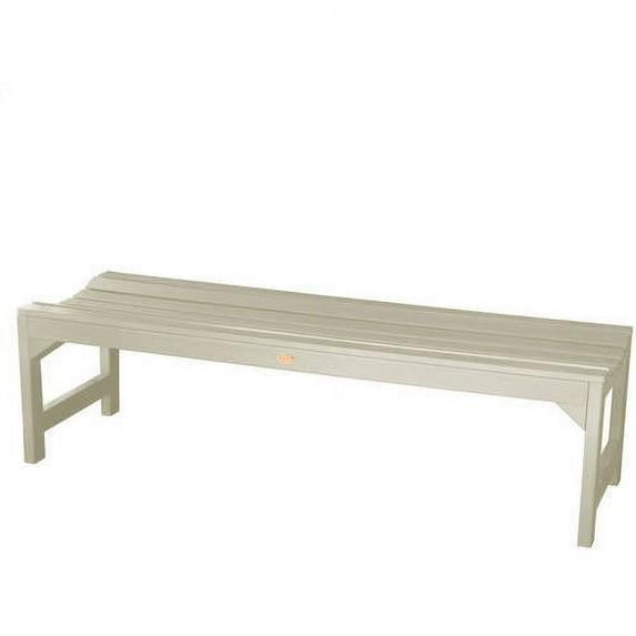 Highwood Lehigh 4ft Picnic Bench - 2-Person, Eco-friendly, Synthetic Wood