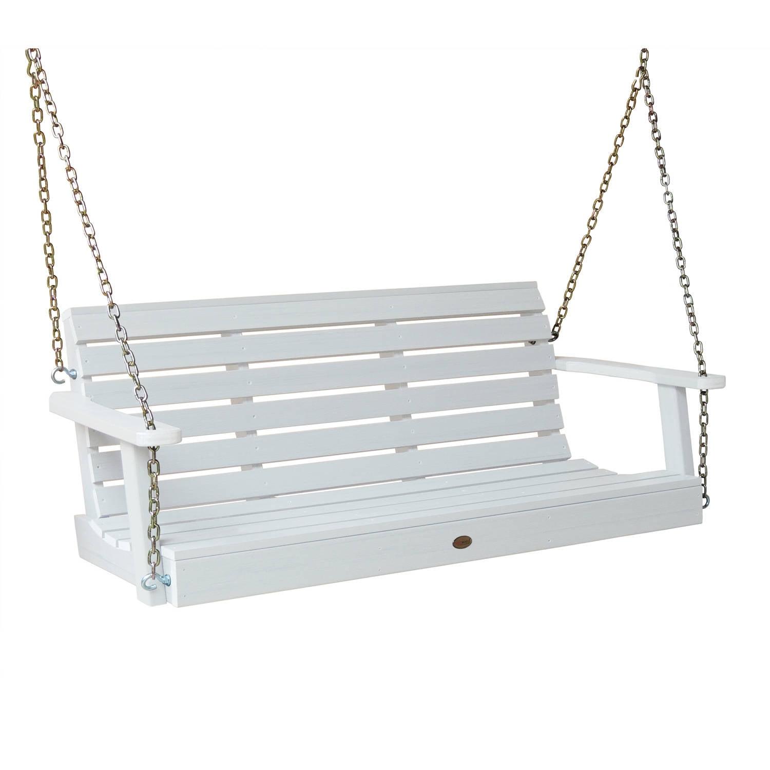 Weatherly 4' Porch Swing - White - highwood: Outdoor Relaxation, Fade-Resistant, 500lb Capacity