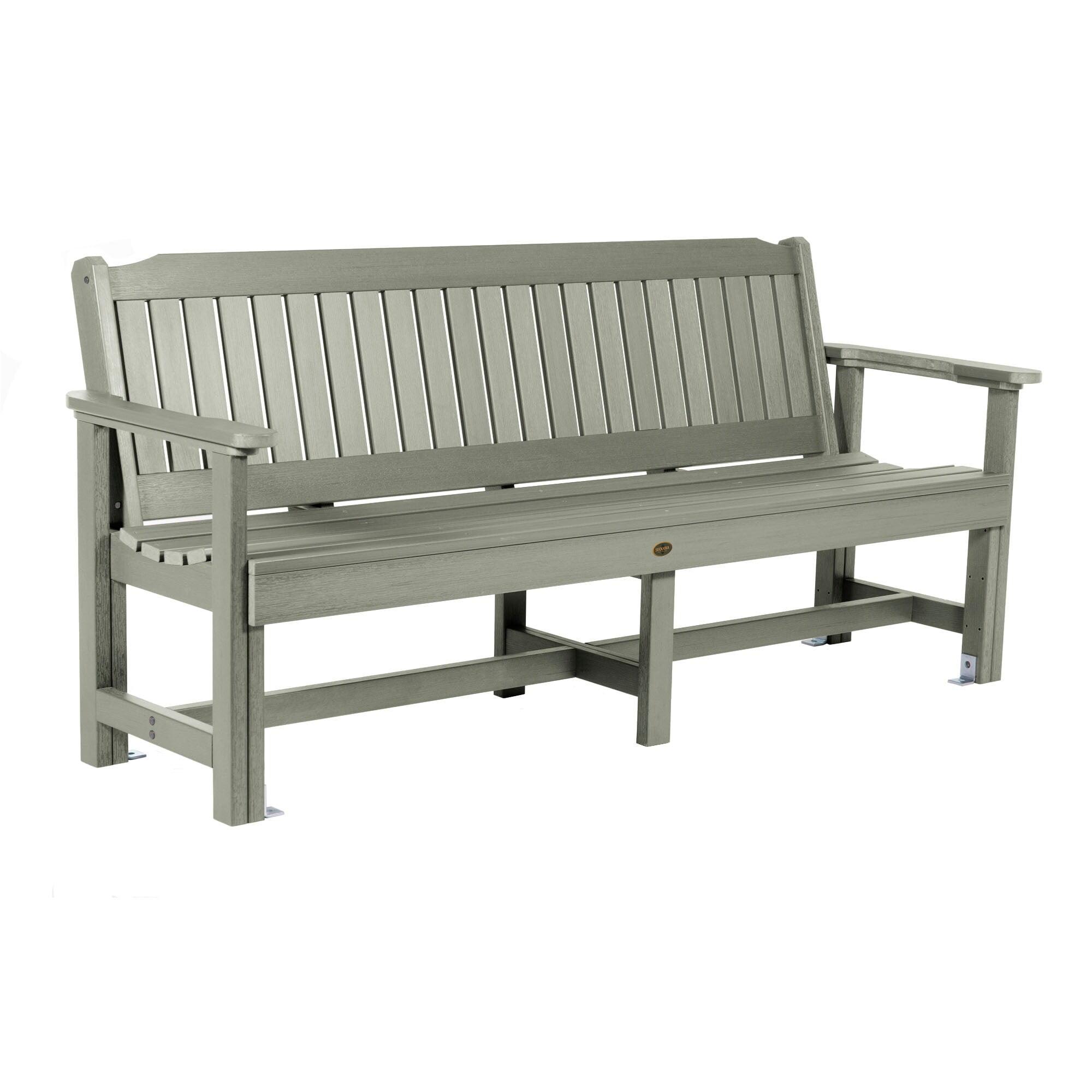 Eucalyptus 6ft Gray Commercial Grade Garden Bench