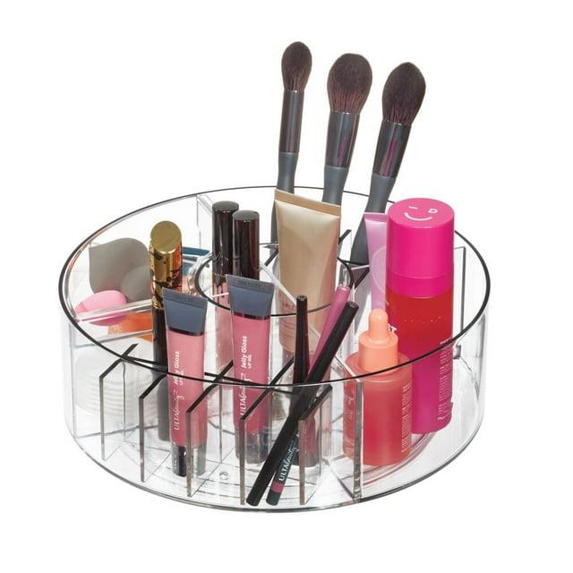 iDesign iDesign’s Onyx Collection Cosmetic Carousel, Clear
