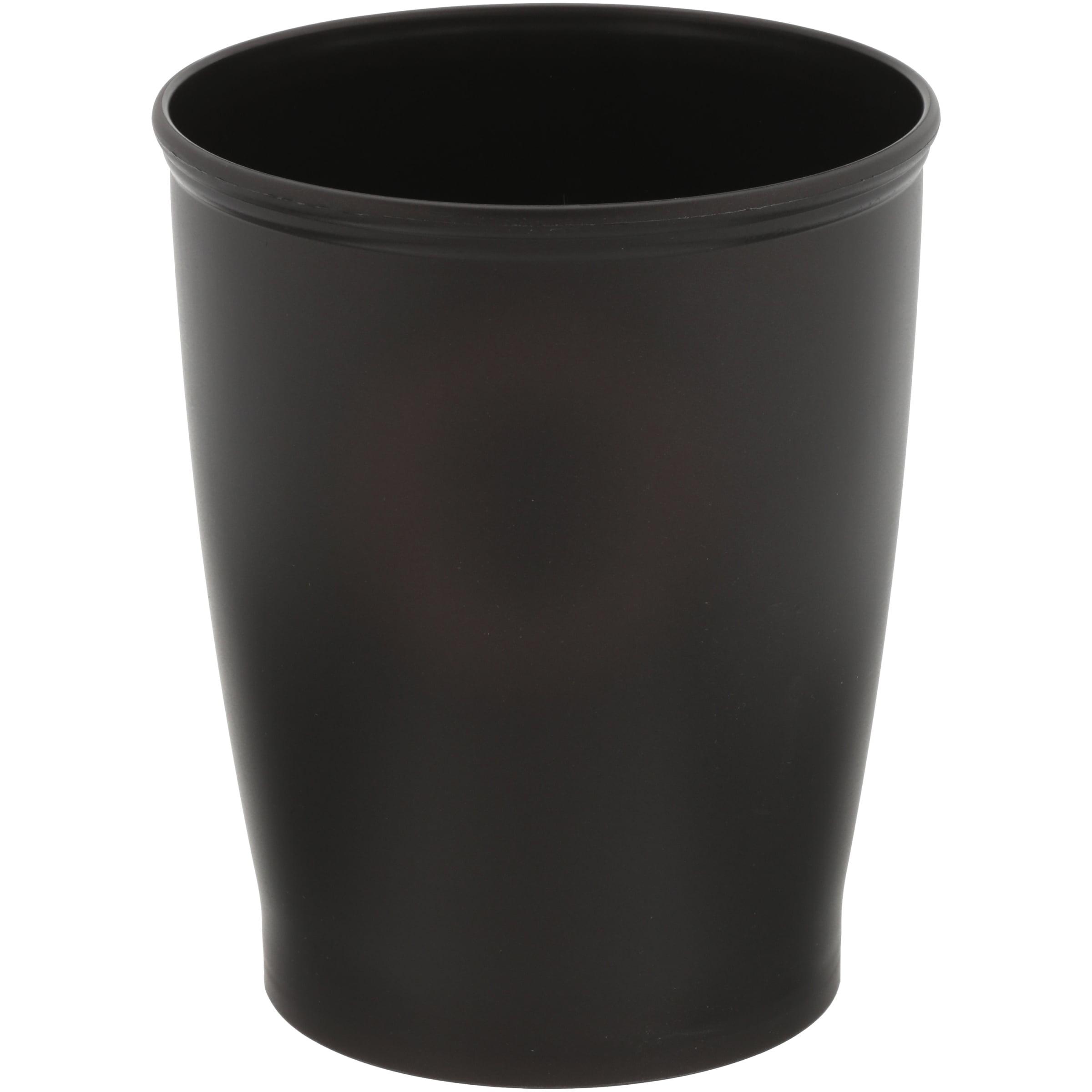 iDesign Kent Plastic Wastebasket Trash Can, 8.25" x 10"