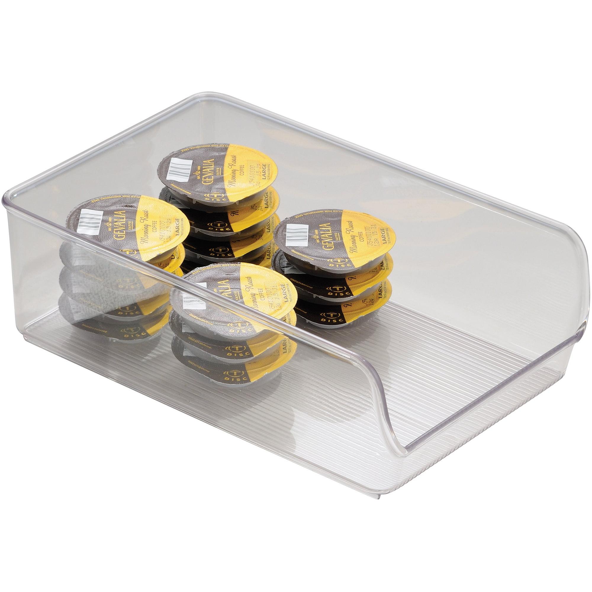 Clear BPA-Free Stackable Kitchen Organizer Bin