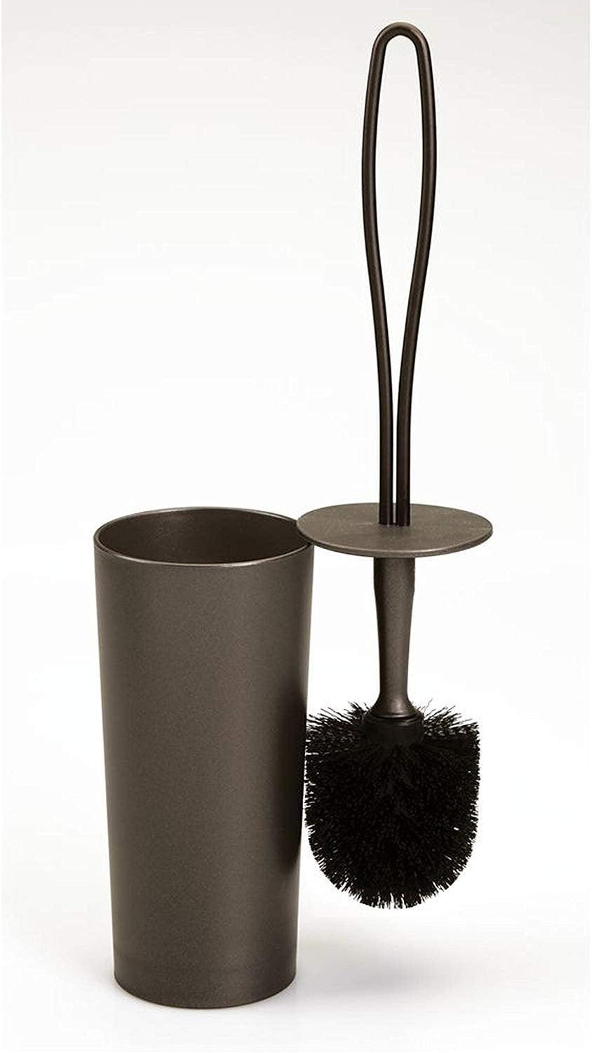 Bronze Steel Toilet Brush Holder with Loop Handle