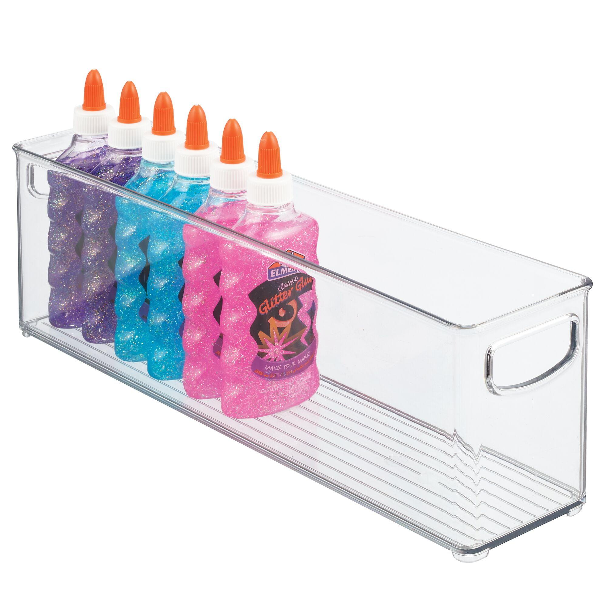 iDesign iDesign Recycled Plastic Stackable Storage Bin - Perfect to Hold Breast Milk  Bags - Clear