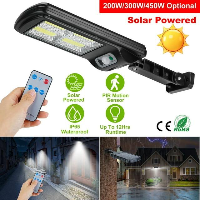 iMounTEK 1 - Head LED Solar Powered Dusk to Dawn Outdoor Security Flood Light with Motion Sensor