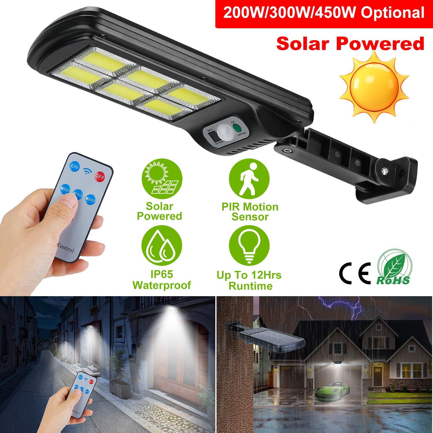 iMounTEK 1 - Head LED Solar Powered Dusk to Dawn Outdoor Security Flood Light with Motion Sensor