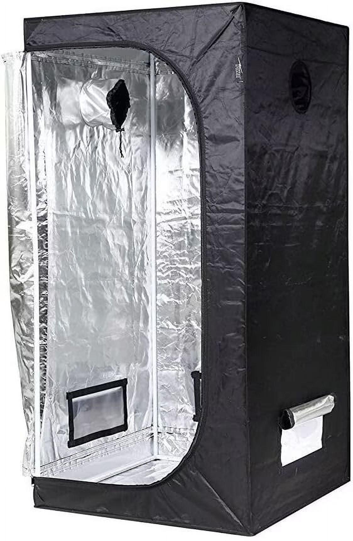 iPower Grow Tent, 36" x 36" x 72" Indoor Grow Tent with Observation Window, Removable Floor Tray and Tool Bag, for Plant Fruit Flower Veg Growing