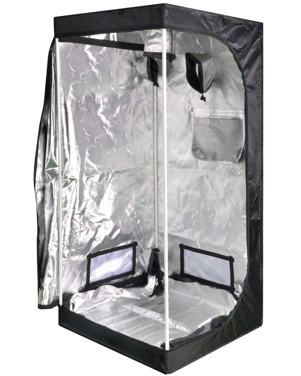 iPower Grow Tent, 36" x 36" x 72" Indoor Grow Tent with Observation Window, Removable Floor Tray and Tool Bag, for Plant Fruit Flower Veg Growing