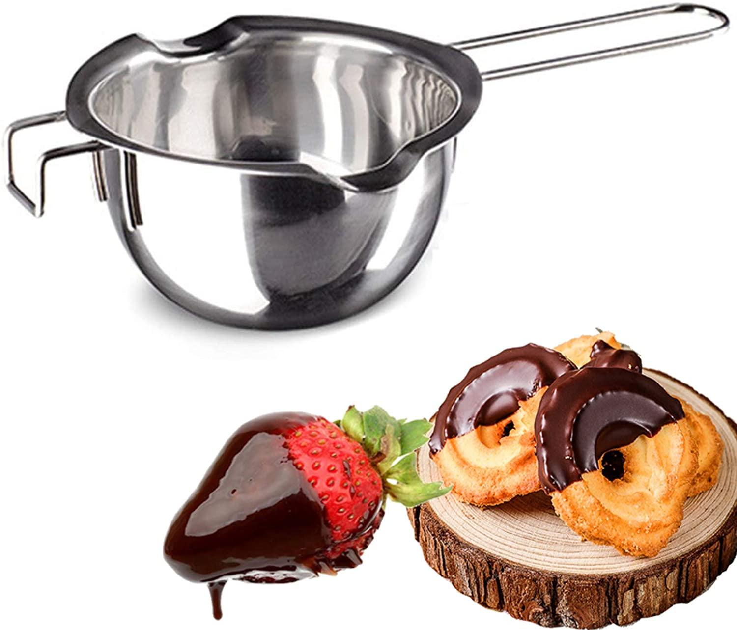 iPstyle Double Boiler Pot Chocolate Melting Pot - 400ml  Stainless Steel