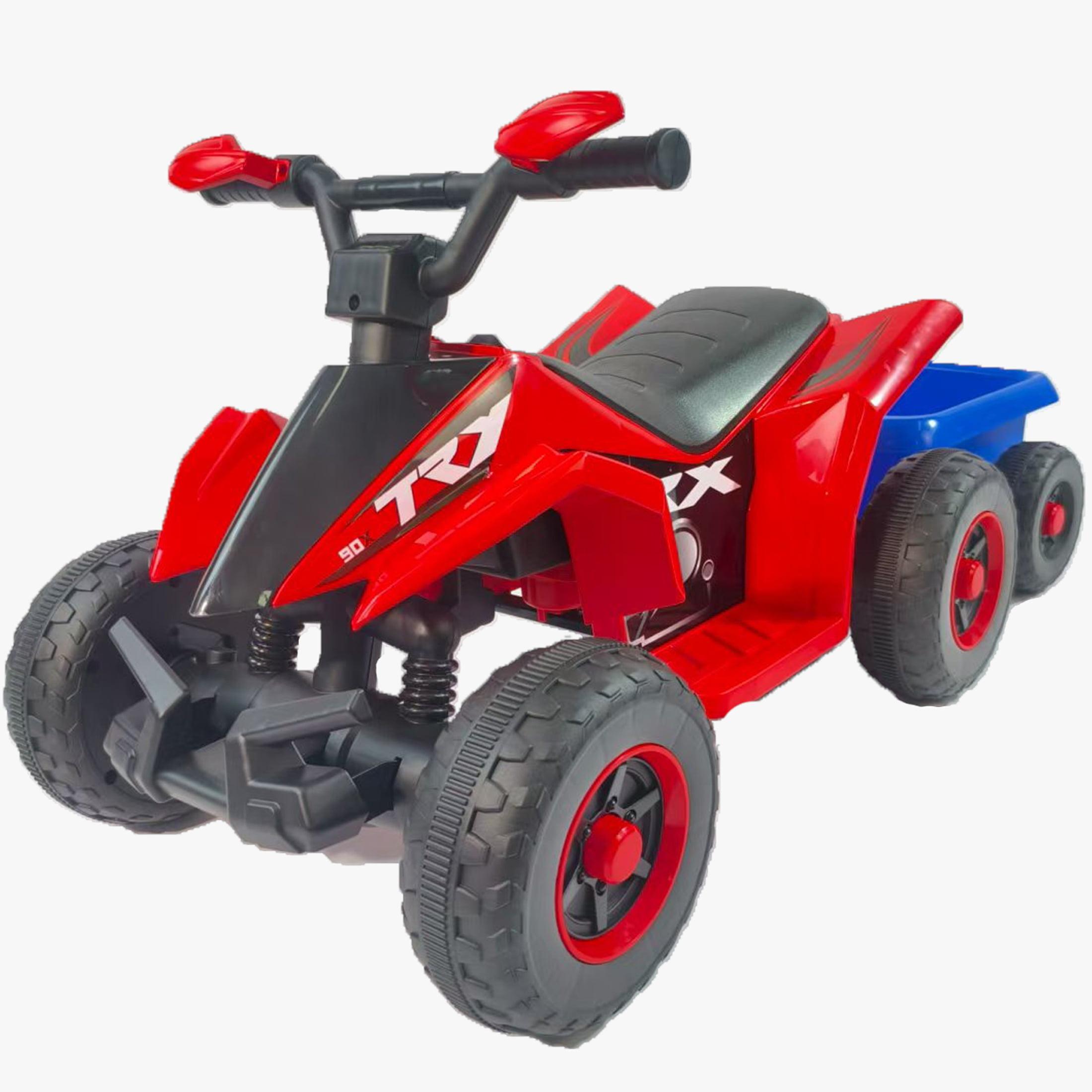 TOBBI_TOYS 6V ATV Battery Powered ride on Car  With Bluetooth, Music, Lights, Simple Operation for Toddlers