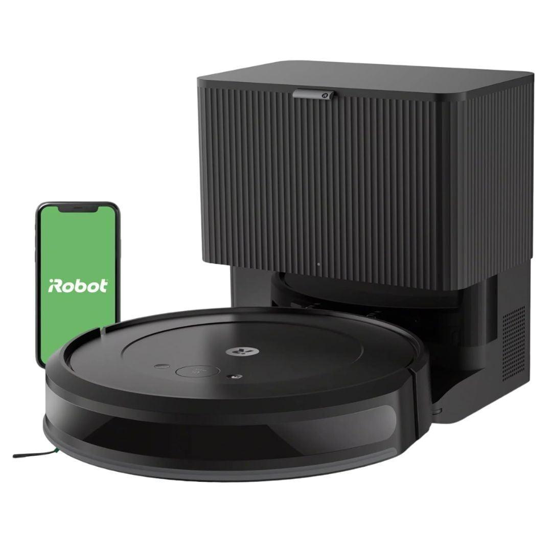 iRobot Roomba Vacuum 2 Essential Robot + AutoEmpty Dock Q0520 Black: Pet Hair, Cordless, Smart Navigation, Multi-Surface