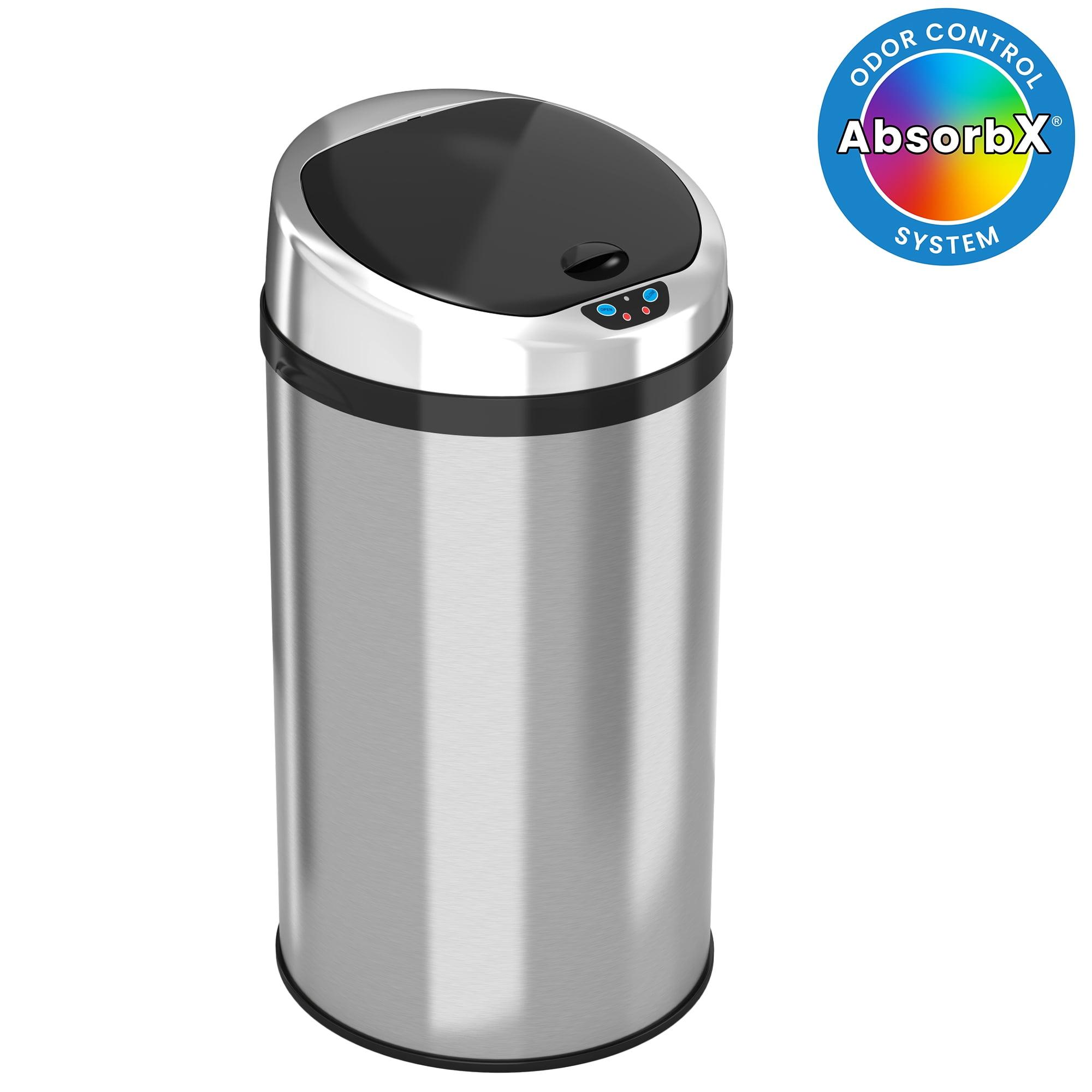 Stainless Steel 8 Gallon Motion Sensor Trash Can