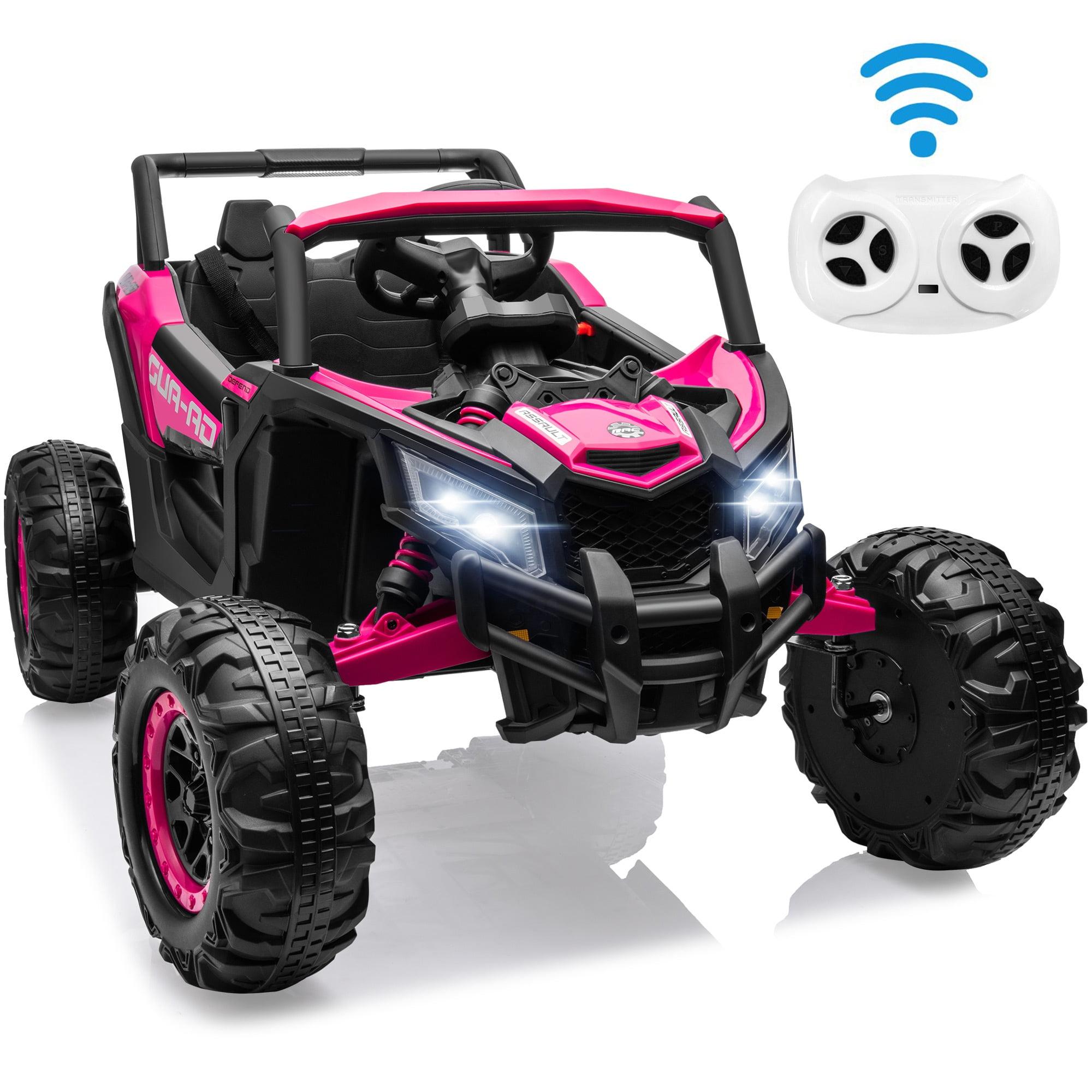 Anrli 24V 4WD Kids Electric UTV w/ Remote Control, Large Seat & 3 Speeds (Ages 3-8)