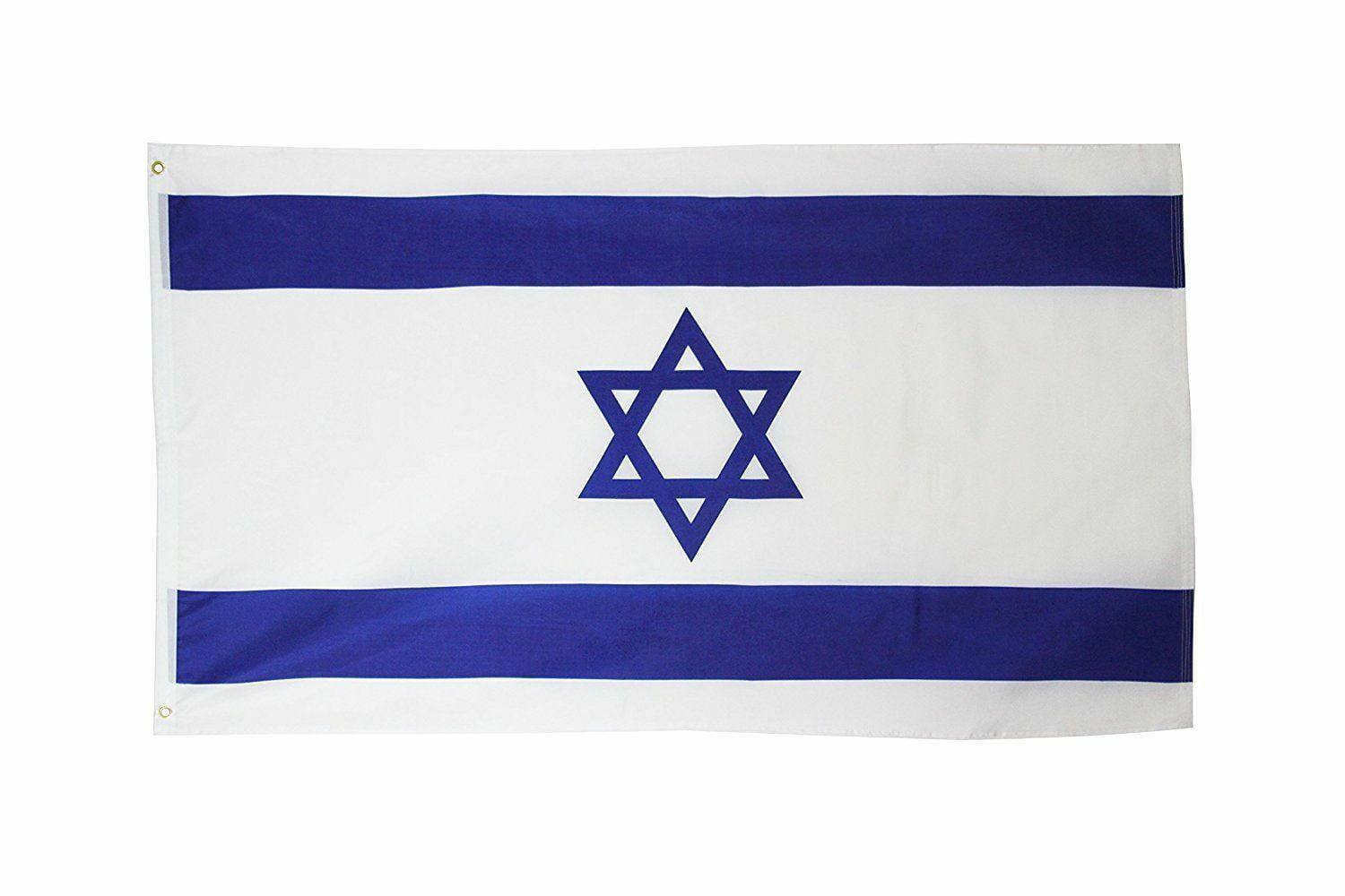 Israeli National Flag 3x5 Feet Polyester Banner