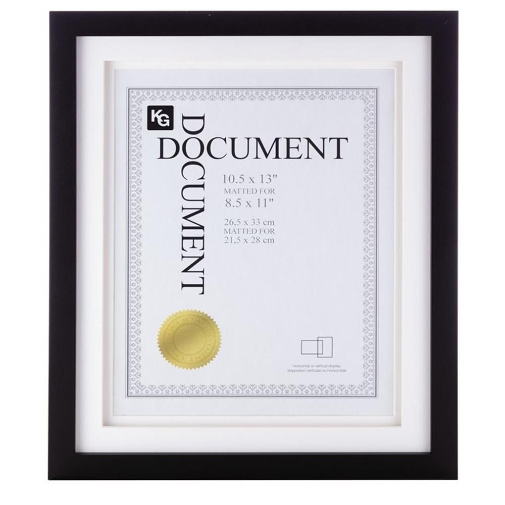 kieragrace KG Contemporary  Morgan Frame  10.5" x 13" Black Engineered Wood