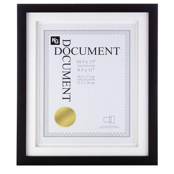 kieragrace KG Contemporary  Morgan Frame  10.5" x 13" Black Engineered Wood