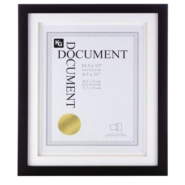 kieragrace KG Contemporary  Morgan Frame  10.5" x 13" Black Engineered Wood