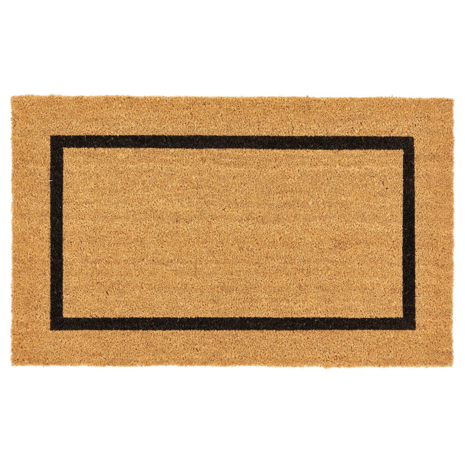 Natural Coir and Rubber Non-Slip Outdoor Door Mat