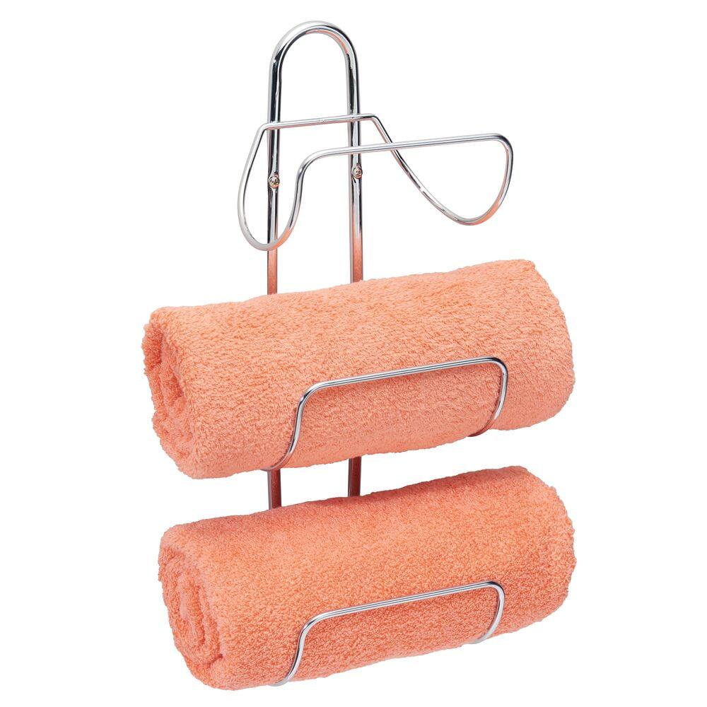 Chrome 3-Tier Wall Mount Towel Rack Organizer