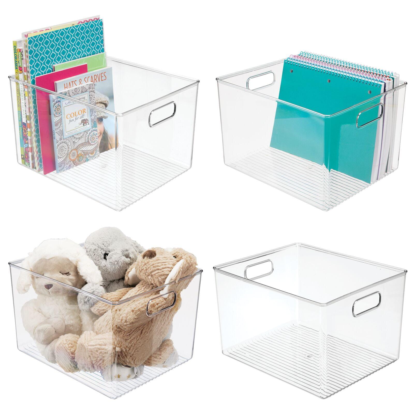 ClearPlay Kids' Cube Storage Organizer Bin, 12"x10"x16", 4-Pack