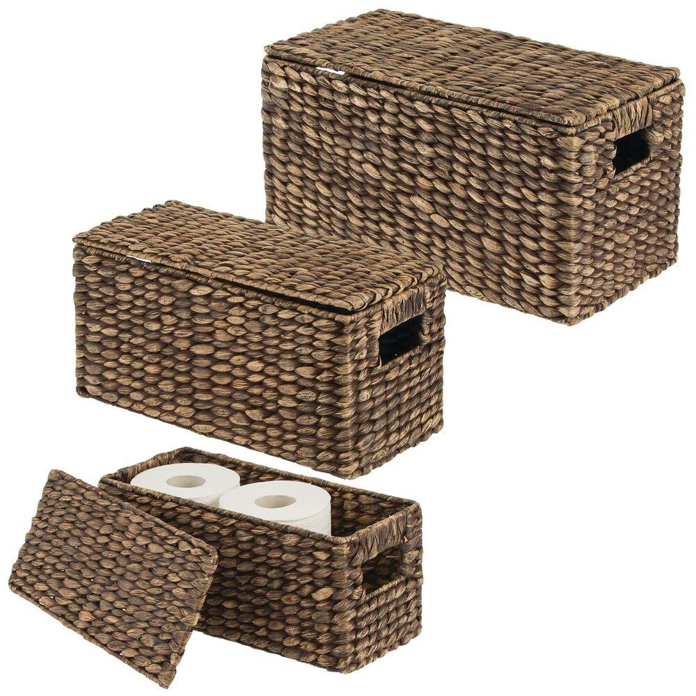 Home Wicker Bin Set