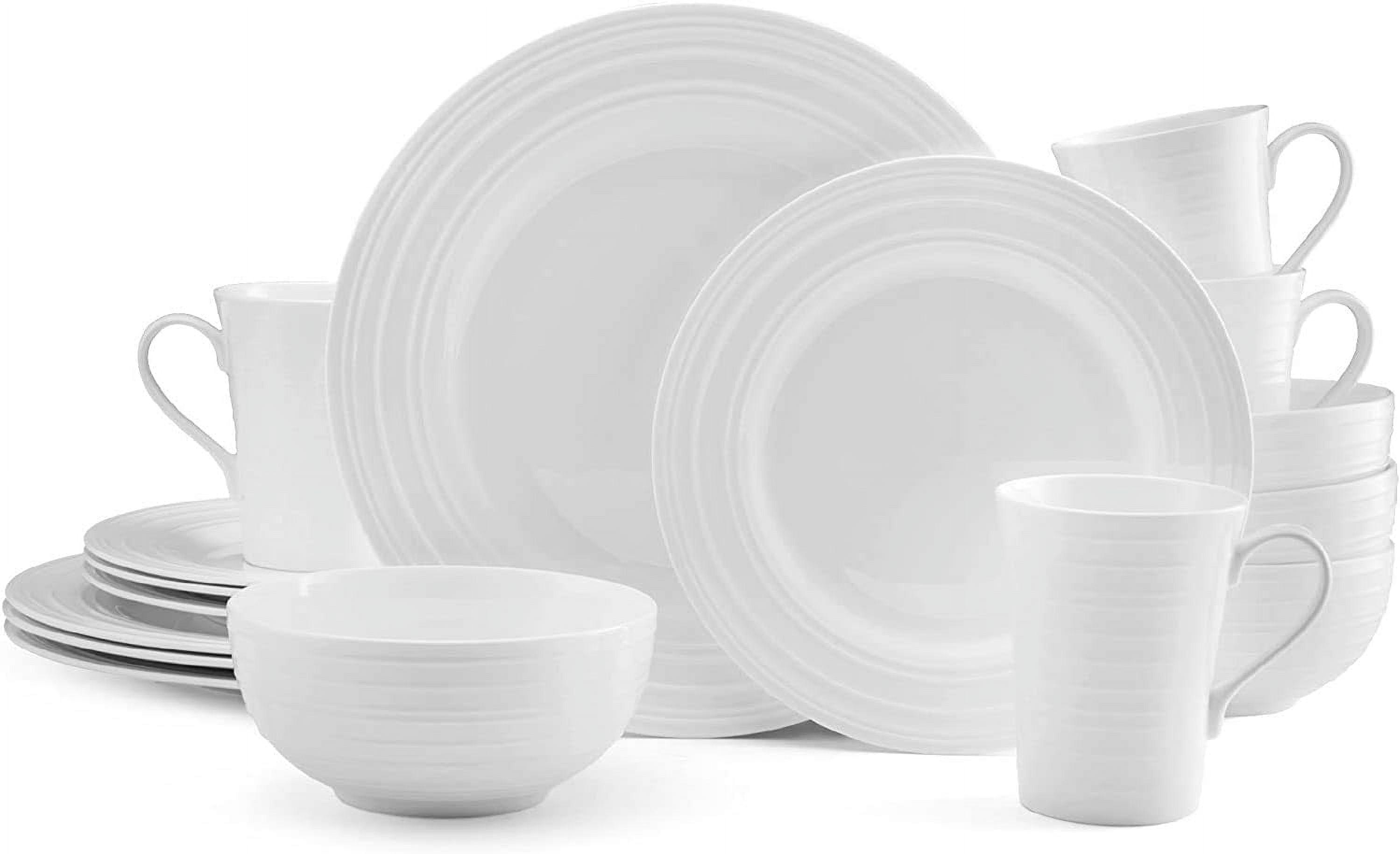 Mikasa Mikasa Ciara 16-Piece Bone China Dinnerware Set, Service for 4