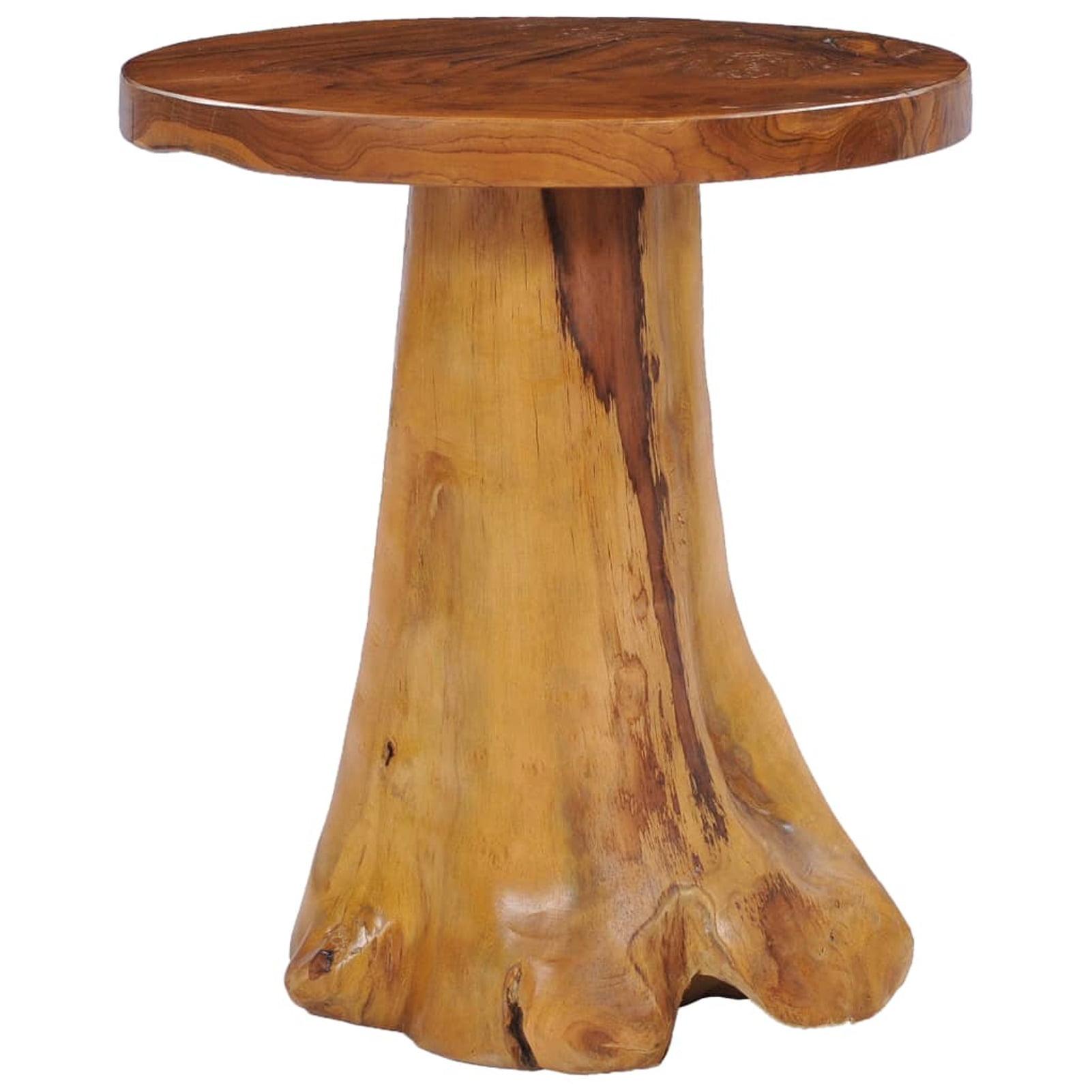 vidaXL Coffee Table 15.7"x15.7" Solid Teak Wood