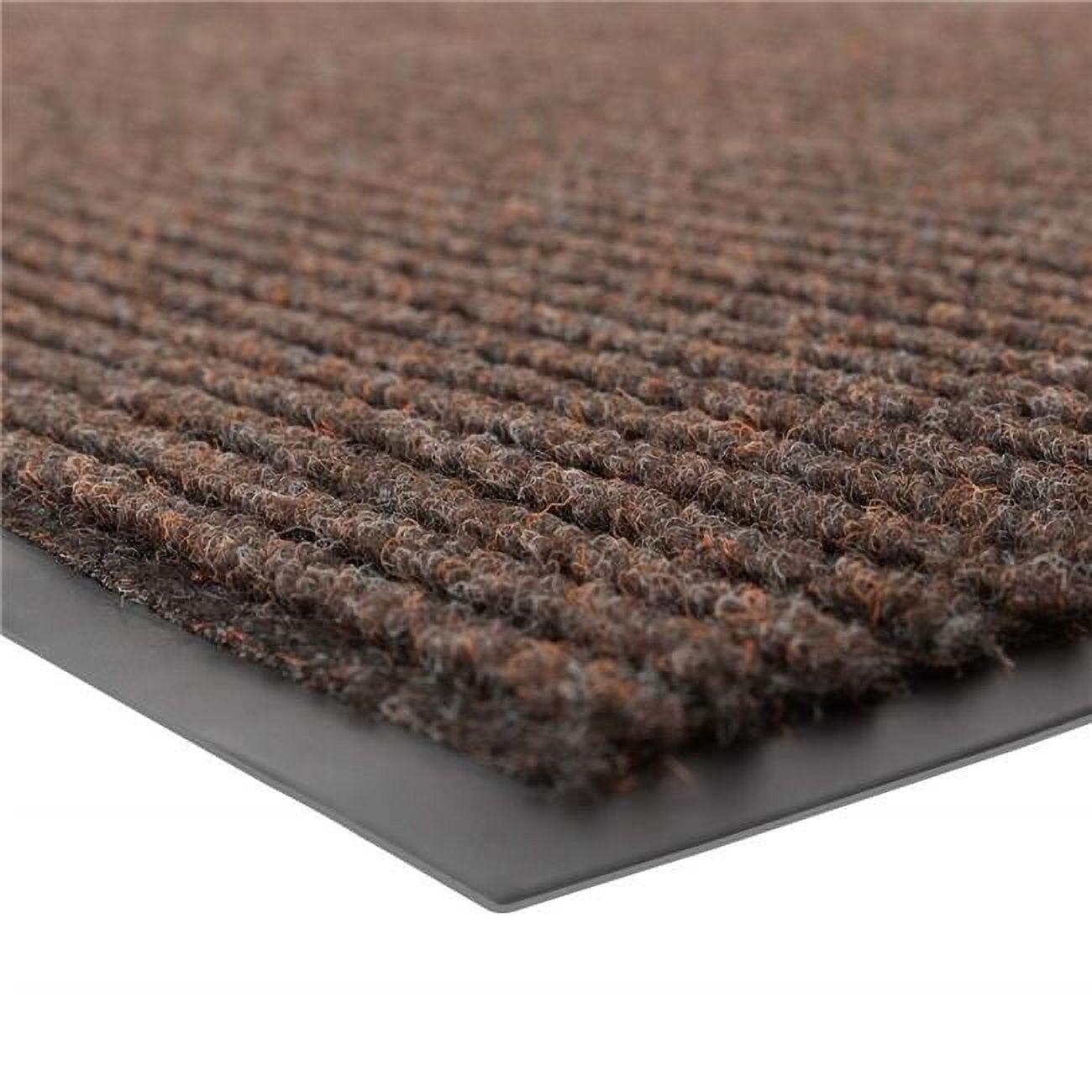 notrax 109 brush step entrance mat, for home or office, 3' x 4' brown