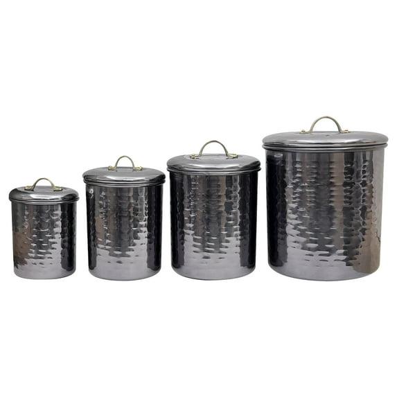 Winston Porter Stainless Steel Canister - Set of 4