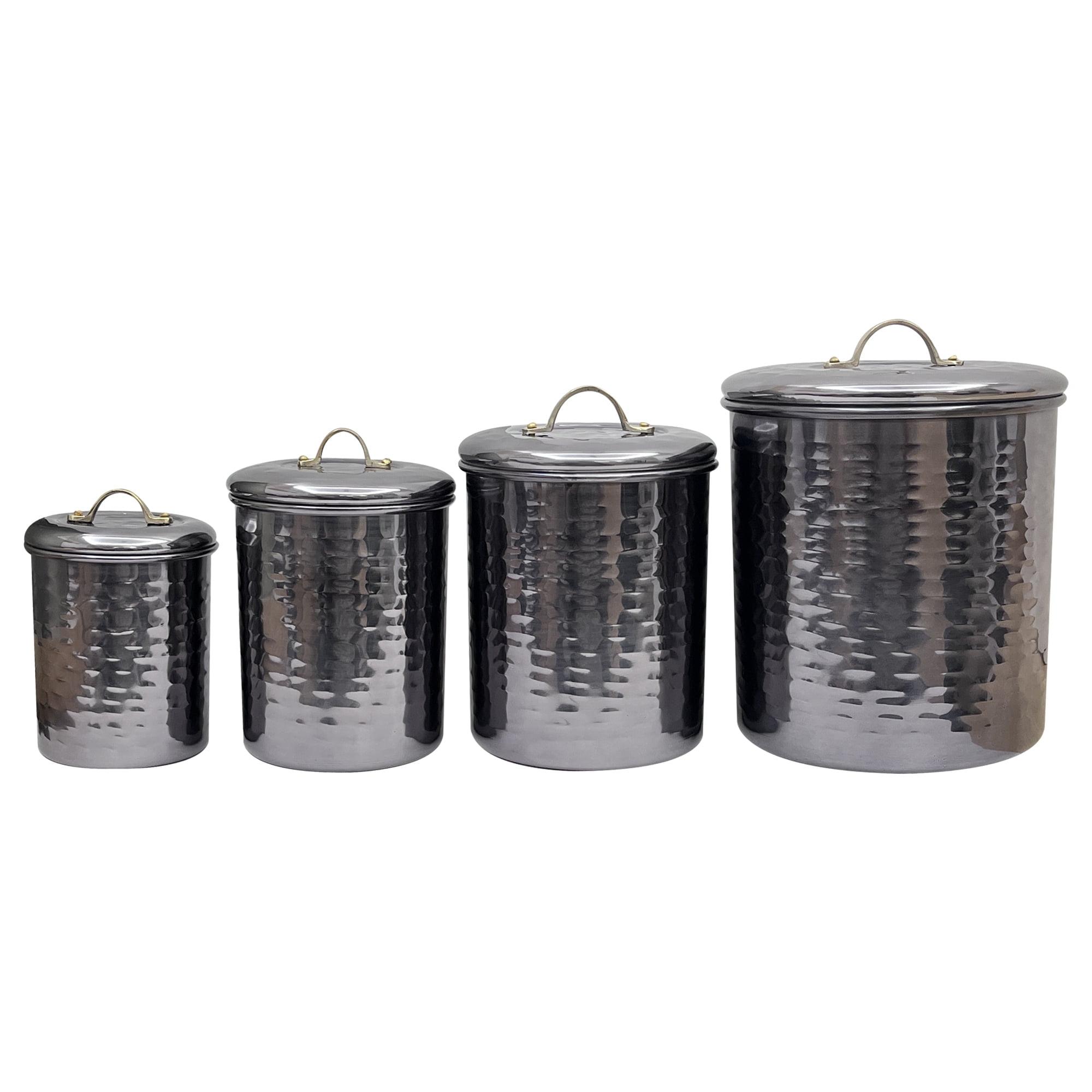 Winston Porter Stainless Steel Canister - Set of 4