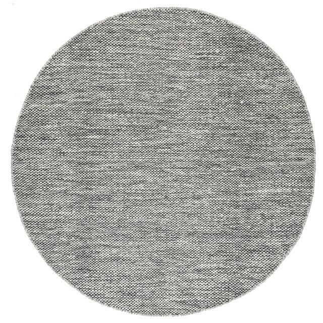 Nuloom Alessi Hand Woven Cotton Indoor Area Rug, Round 6', Gray