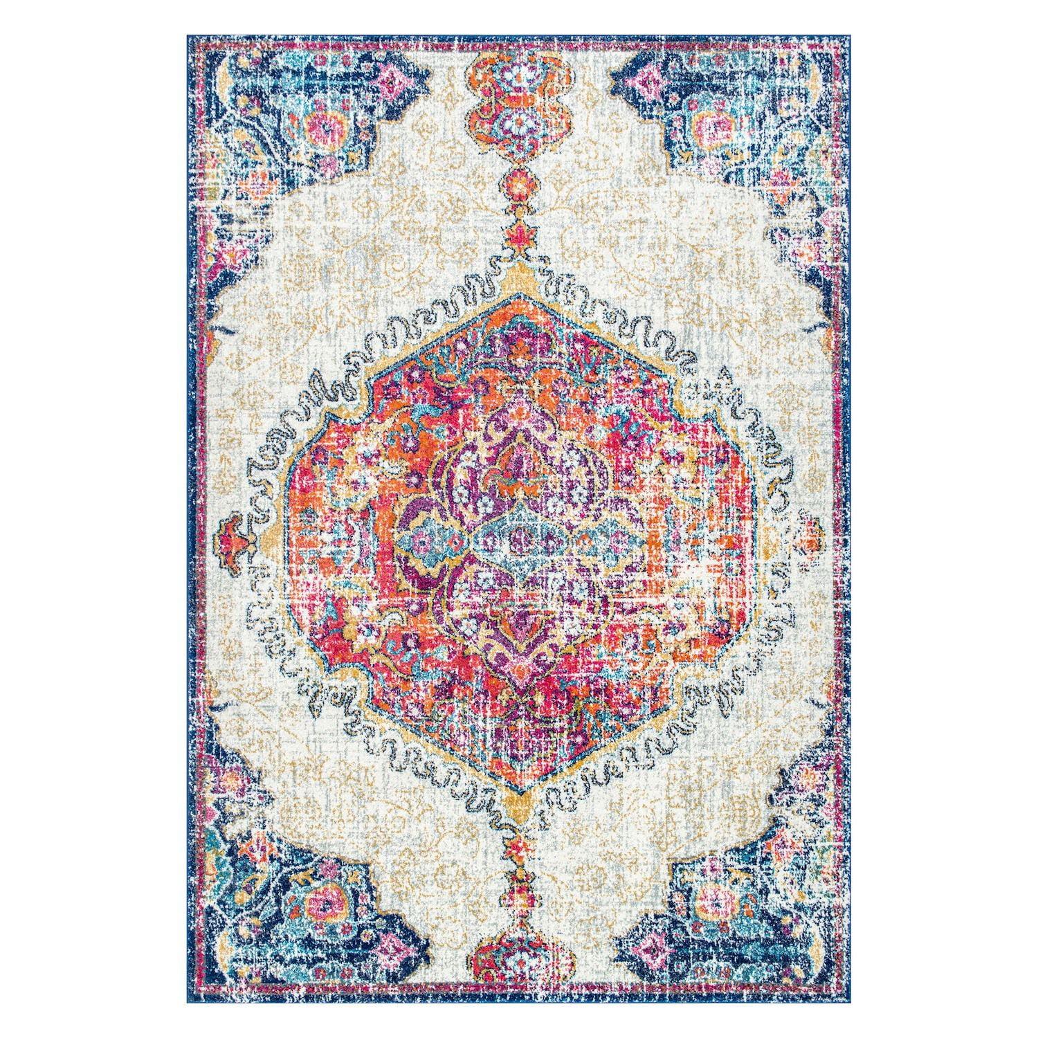 nuLOOM Ansley Moroccan Lattice Tassel Area Rug