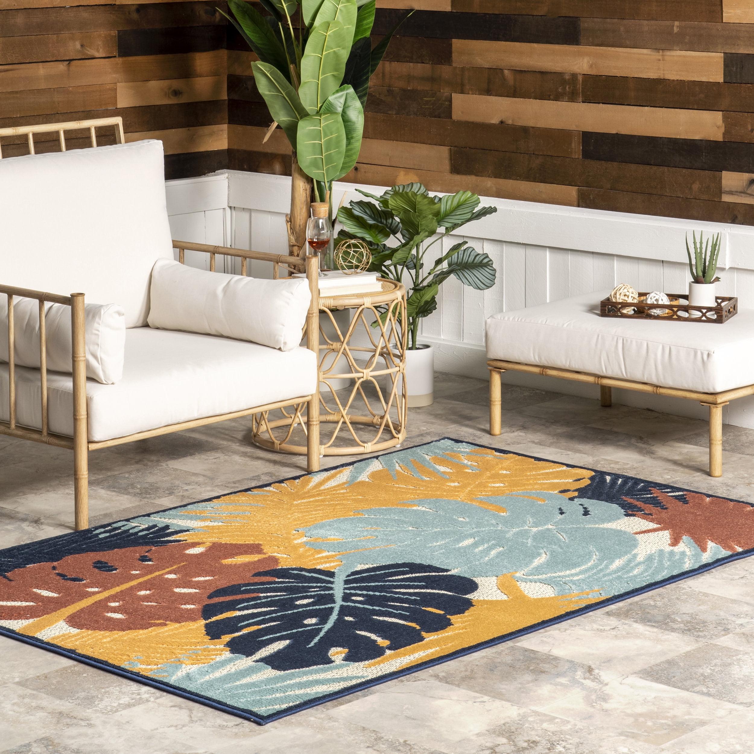 nuLOOM Area Rug, 8' x 10', Blue