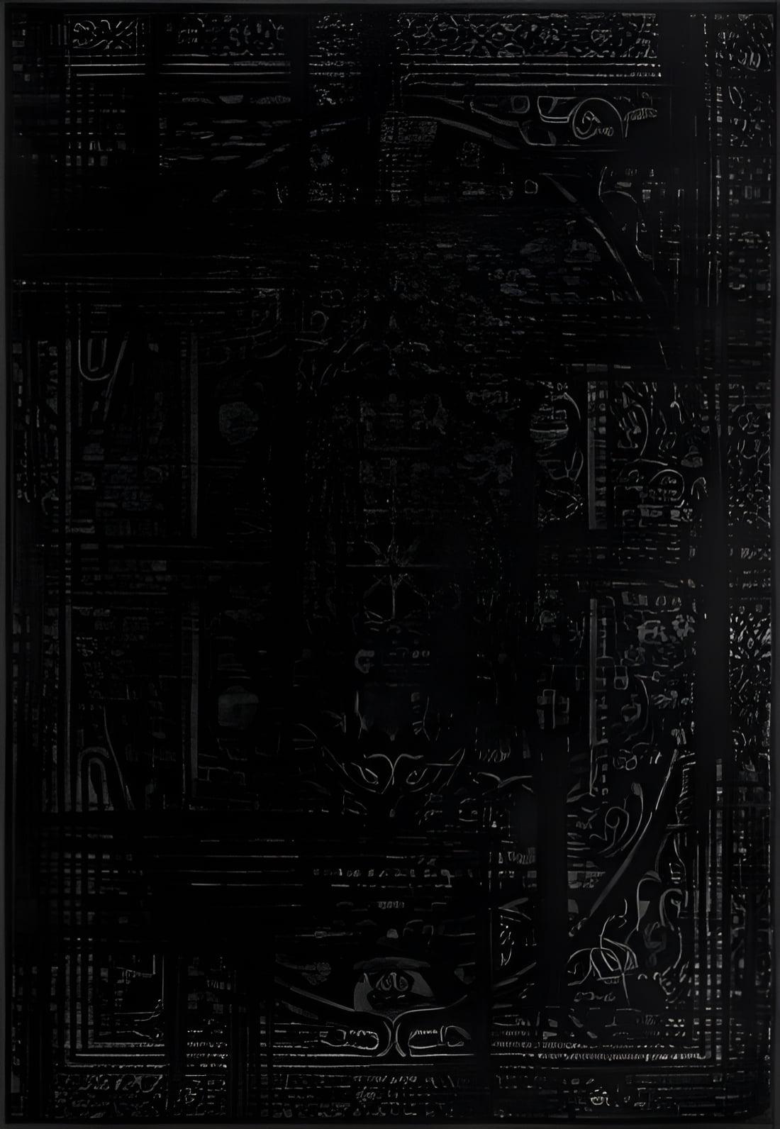 Nuloom Arlena Medallion 7x9 Indoor Area Rug for Living Room Bedroom Dining Room Kitchen, Black/Grey