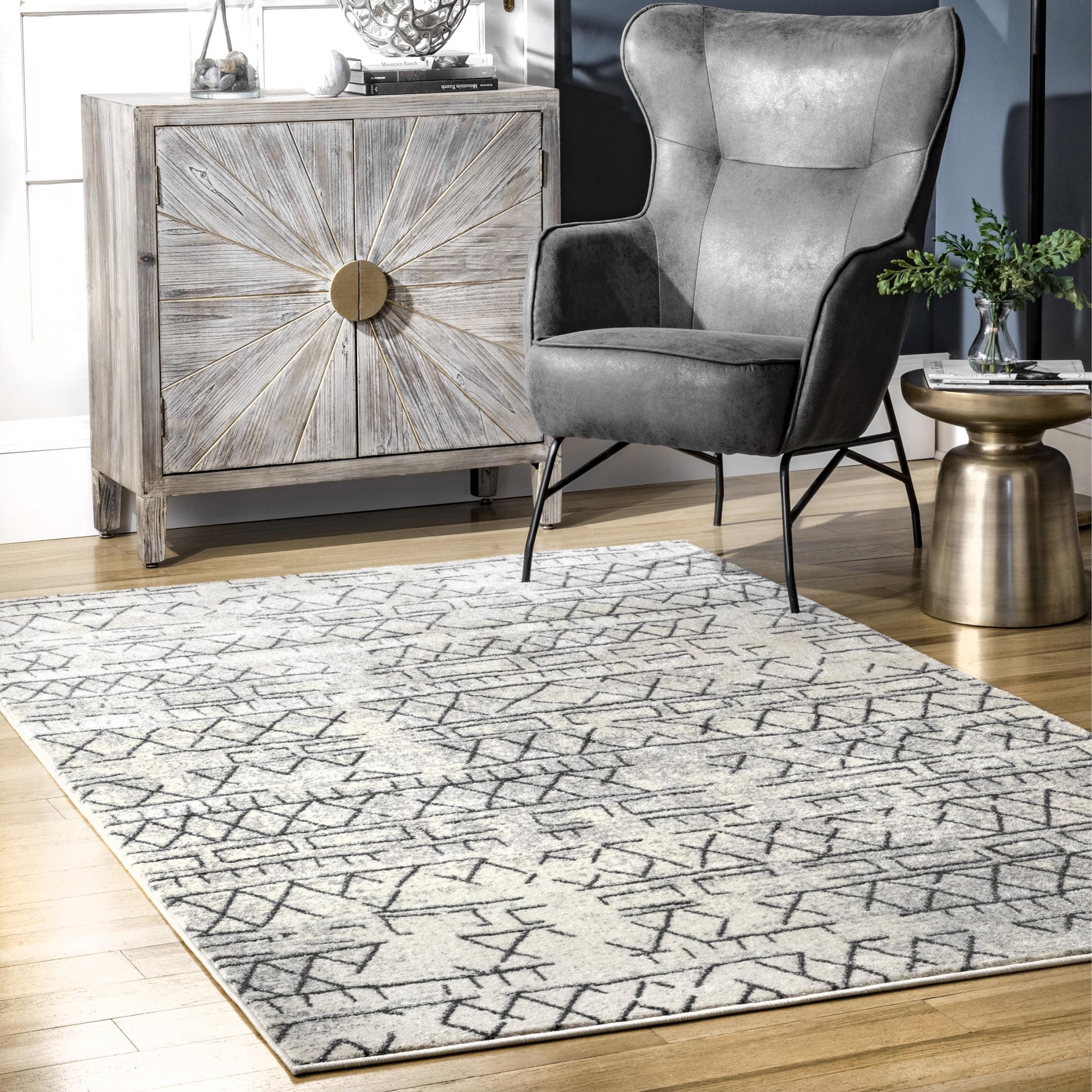 nuLOOM Alfombra Tribal con Bandas Descoloridas Bodrum, 5' x 8', Beige