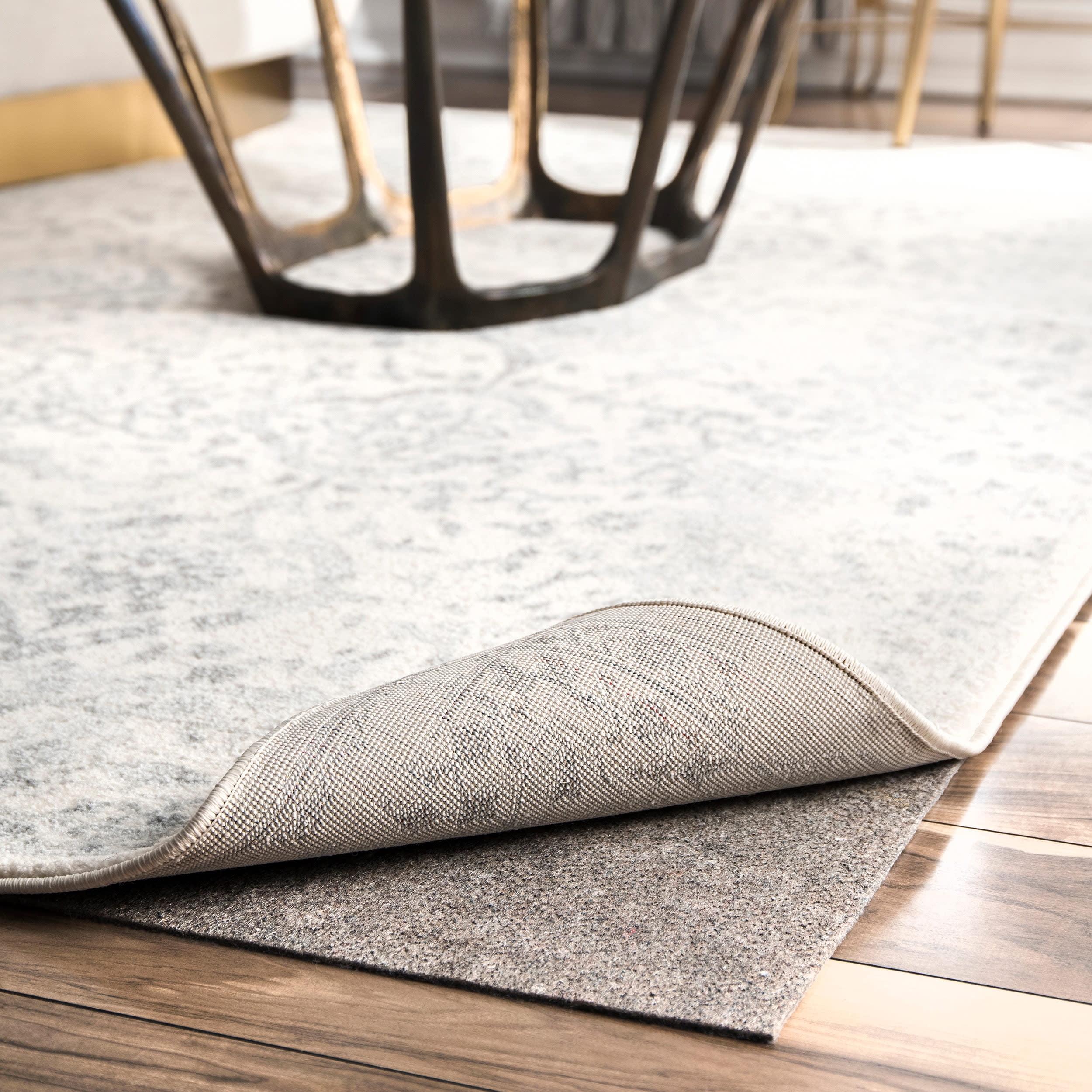 Nuloom Brody Eco-Friendly Non Skid Rug Pad, Oval 6' x 9', Gray